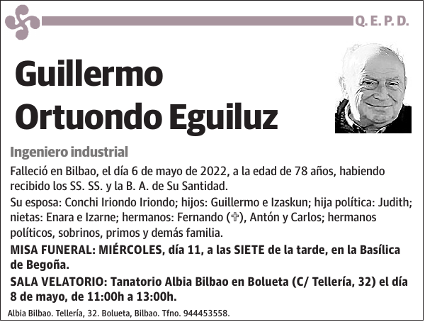 Guillermo Ortuondo Eguiluz