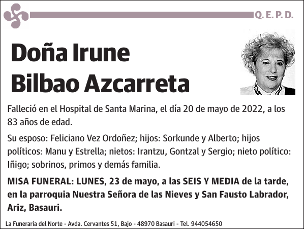 Irune Bilbao Azcarreta