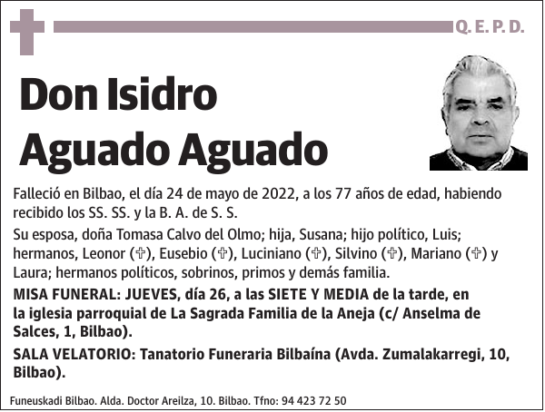Isidro Aguado Aguado