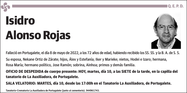 Isidro Alonso Rojas