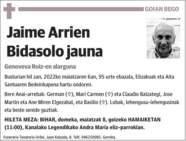 Jaime Arrien Bidasolo