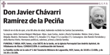 Javier  Chávarri  Ramírez  de  la  Peciña