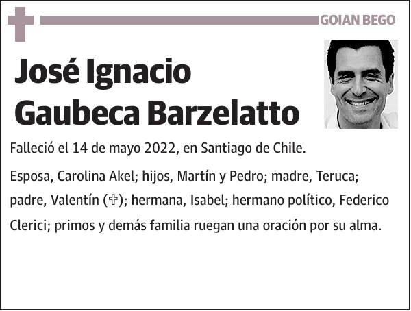José Ignacio Gaubeca Barzelatto