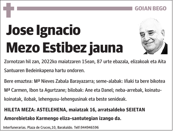 Jose Ignacio Mezo Estibez