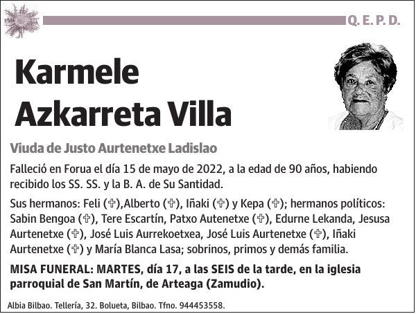 Karmele Azkarreta Villa