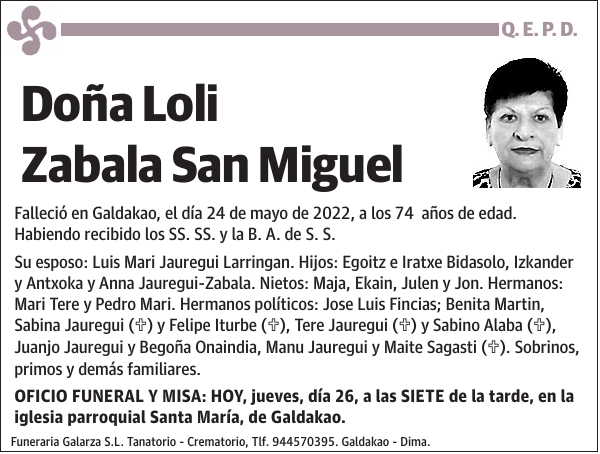 Loli Zabala San Miguel