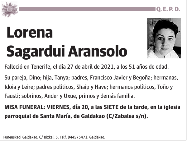 Lorena Sagardui Aransolo