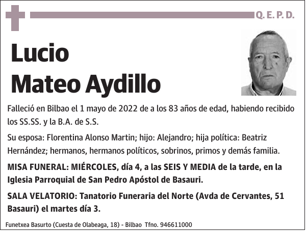 Lucio Mateo Aydillo