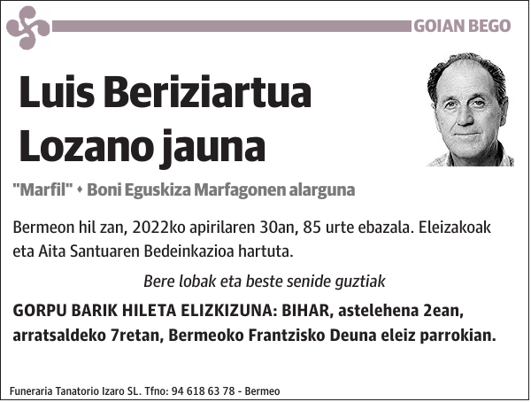 Luis Beriziartua Lozano