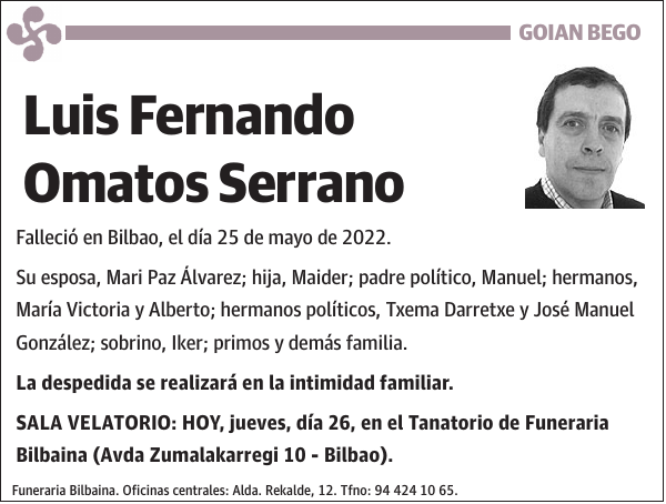 Luis Fernando Omatos Serrano