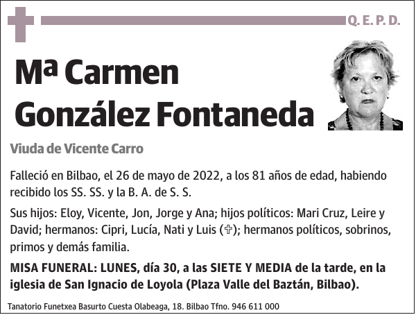 Mª Carmen González Fontaneda