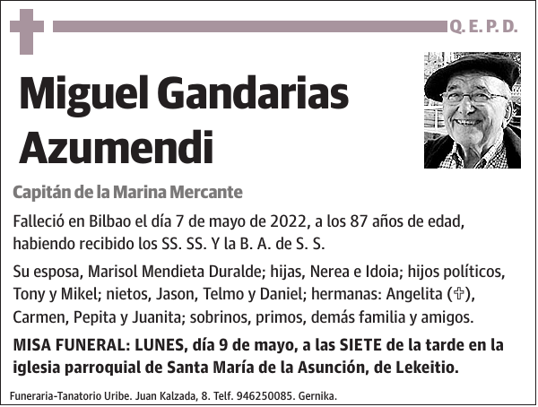 Miguel Gandarias Azumendi
