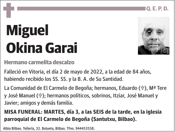 Miguel Okina Garai