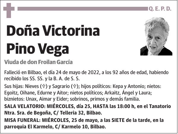 Victorina Pino Vega