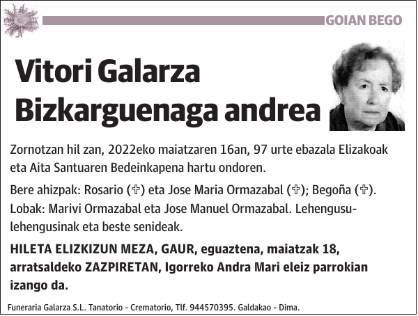 Vitori Galarza Bizkarguenaga