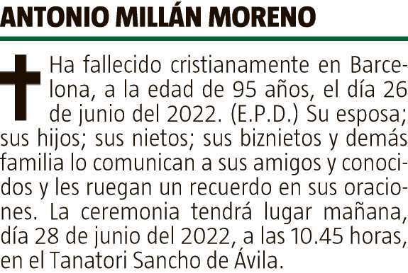 ANTONIO  MILLÁN  MORENO