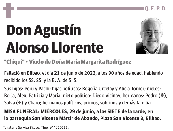 Agustín Alonso Llorente
