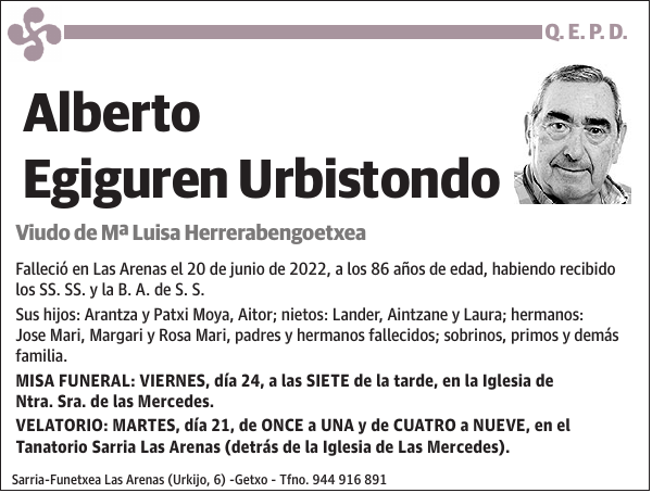 Alberto Egiguren Urbistondo