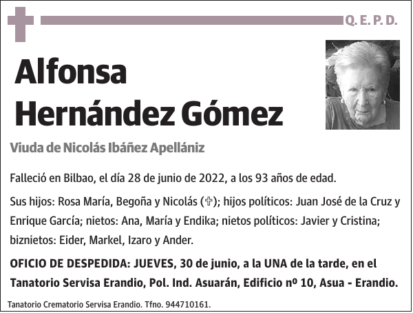 Alfonsa Hernández Gómez