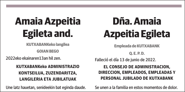 Amaia Azpeitia Egileta