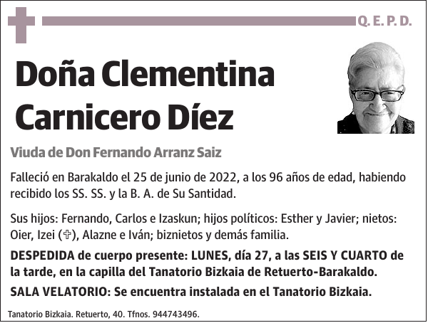 Clementina Carnicero Díez