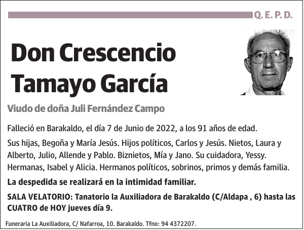Crescencio Tamayo García
