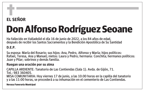 Don Alfonso Rodríguez Seoane