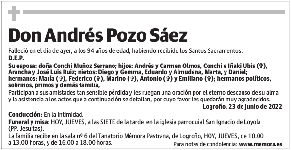 Don  Andrés  Pozo  Sáez