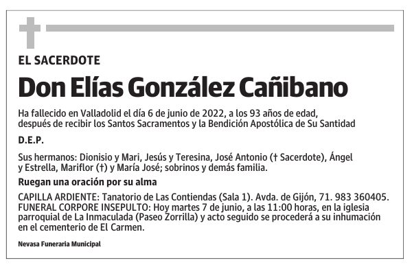 Don Elías González Cañibano