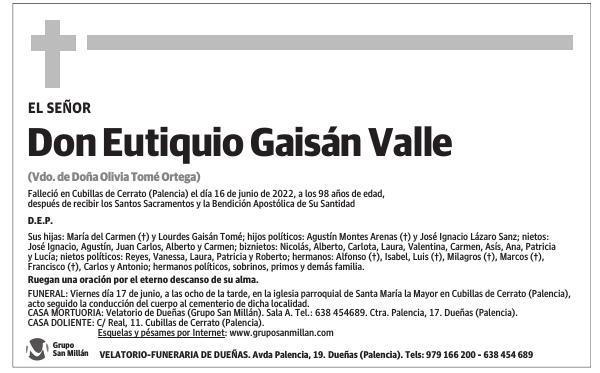 Don Eutiquio Gaisán Valle