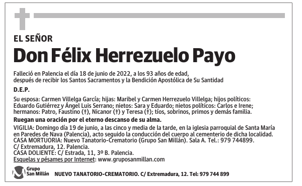 Don Félix Herrezuelo Payo