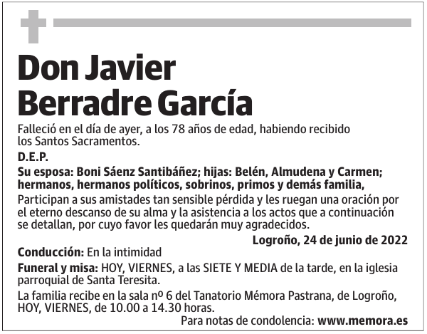 Don  Javier  Berradre  García