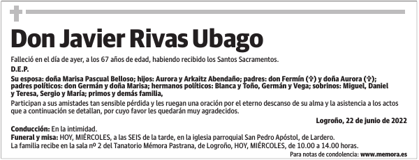 Don  Javier  Rivas  Ubago