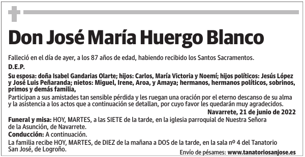 Don  José  María  Huergo  Blanco