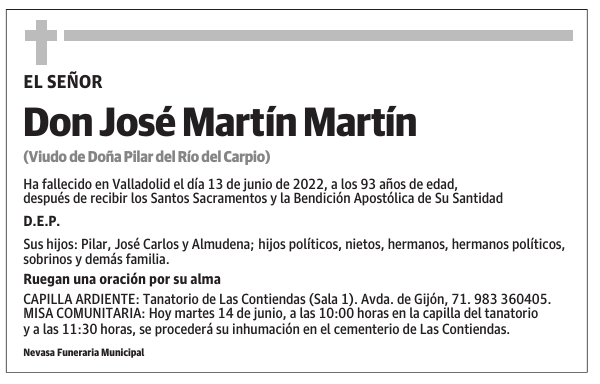 Don José Martín Martín