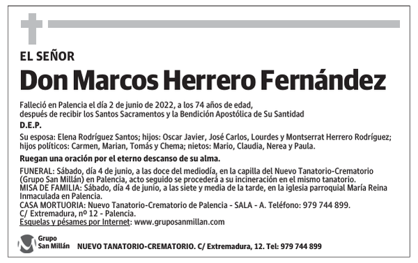 Don Marcos Herrero Fernández