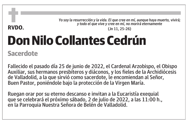 Don Nilo Collantes Cedrún