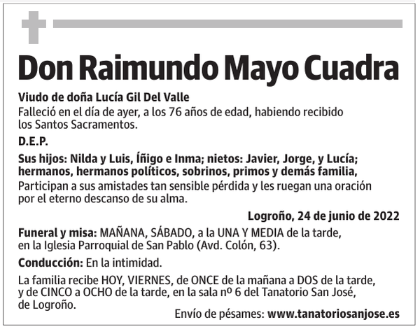 Don  Raimundo  Mayo  Cuadra