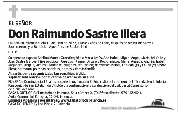 Don Raimundo Sastre Illera