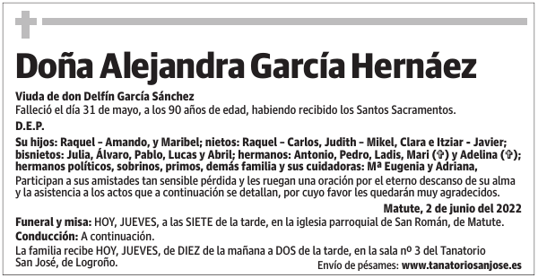 Doña  Alejandra  García  Hernáez