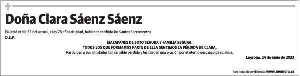 Doña  Clara  Sáenz  Sáenz