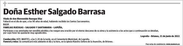 Doña  Esther  Salgado  Barrasa