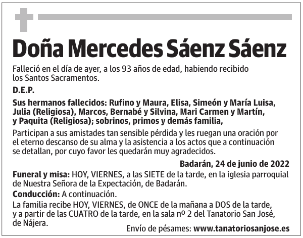 Doña  Mercedes  Sáenz  Sáenz