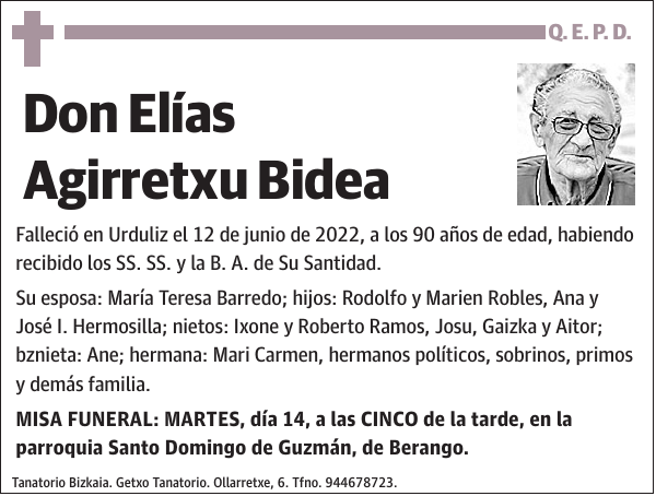 Elías Agirretxu Bidea
