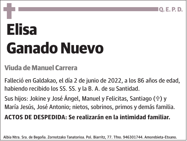 Elisa Ganado Nuevo