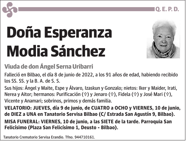 Esperanza Modia Sánchez