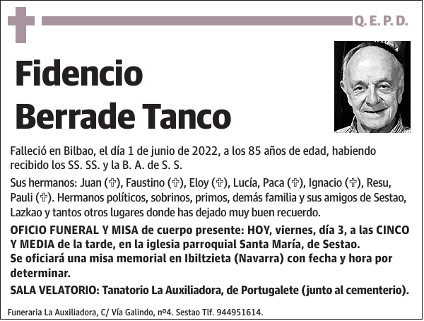 Fidencio Berrade Tanco
