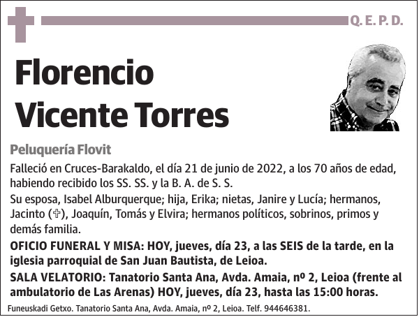 Florencio Vicente Torres