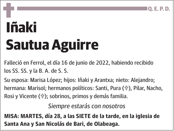 Iñaki Sautua Aguirre