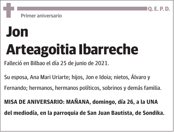 Jon Arteagoitia Ibarreche